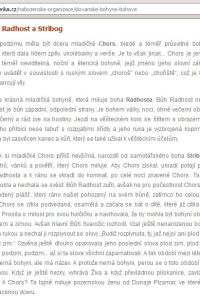Printscreen pořízen dne 18.6.2017 na stránce http://www.esoterika.cz/nabozenske-organizace/slovanske-bohyne-bohove